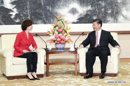 Chinese President Meets UNESCO Director-General Audrey Azoul